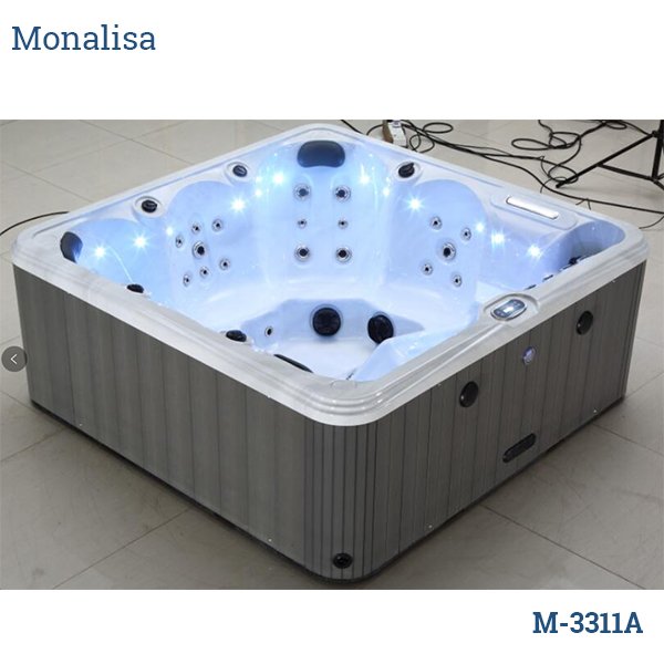 Bồn spa Monalisa Balboa 58 jets thác đôi M-3311A
