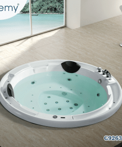 Bồn Tắm Massage Tròn Lớn Âm Sàn GEMY G9263