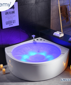 Bồn Tắm Massage Góc Tròn Cao Cấp GEMY G9537
