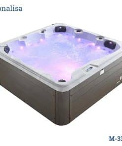 Bồn Tắm Spa Monalisa Màu Xám Vân Đá M-3300 | AuraLux