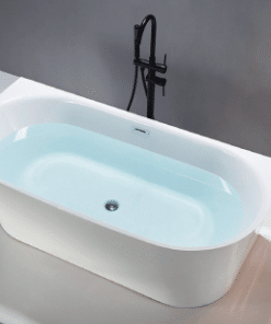 Bồn Tắm Freestanding Oval Tối Giản GEMY G9858 | AuraLux