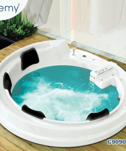 Bồn Tắm Massage Âm Sàn Vuông Lớn GEMY G9090 | AuraLux