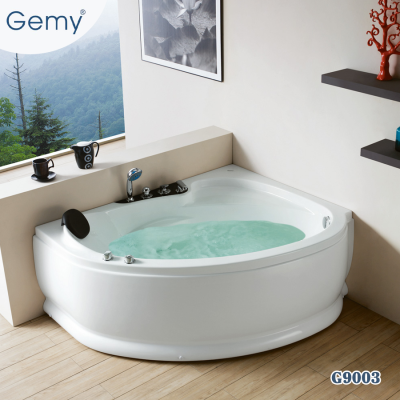 Bồn Tắm Massage Góc Tận Dụng Không Gian GEMY G9003 | AuraLux