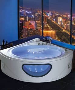 Bồn Tắm Massage Góc Kính Cường Lực GEMY G9522 | AuraLux