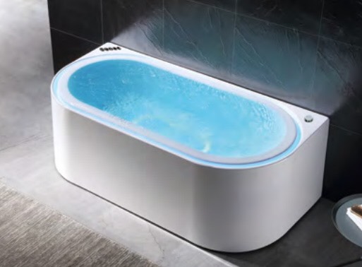 Bồn tắm massage rãnh thác đèn LED viền GEMY G9269