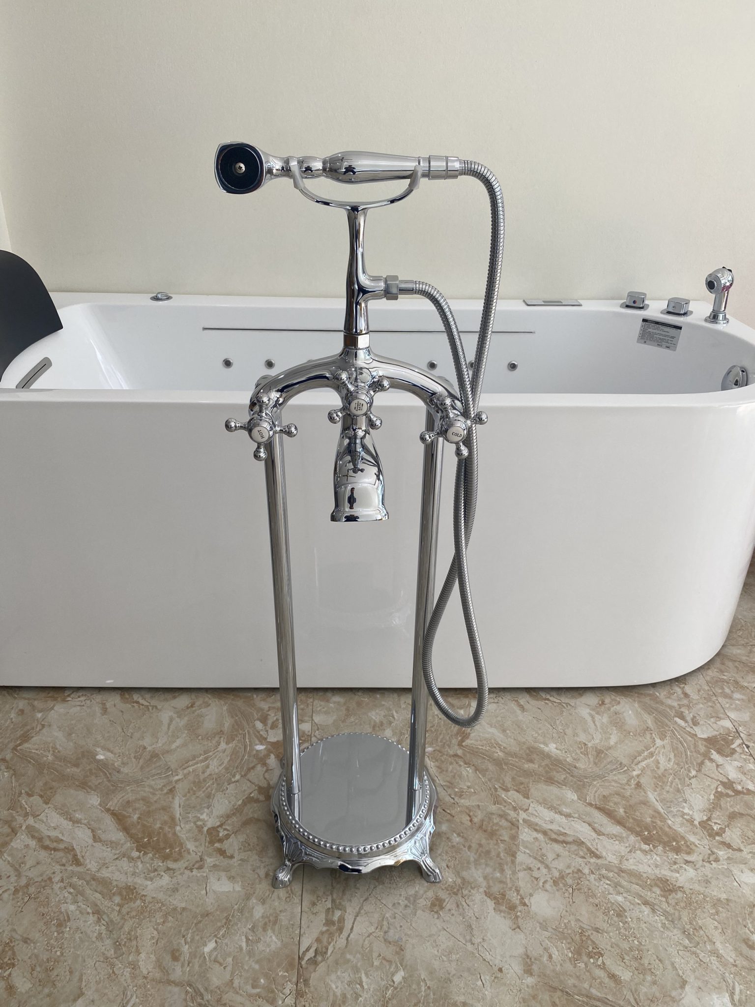 Bộ Vòi Sen Bồn Tắm Gemy G7098 Chính Hãng