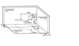 Phối cảnh thực tế bồn tắm gemy g9018