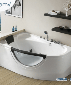 Bồn Tắm Massage Vách Kính Bán Nguyệt GEMY G9046-II | AuraLux